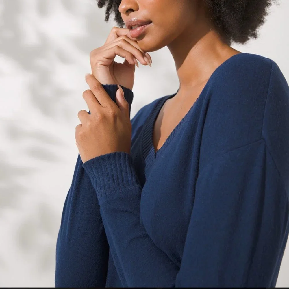 NWT Soma Brushed Cozy Lounge/Pajama Top